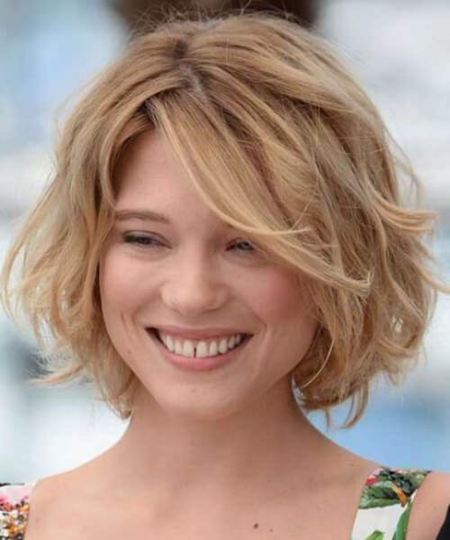 lea seydoux, así los cortes de pelo corto para el cabello grueso