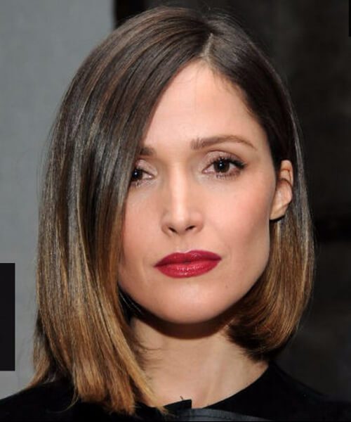 rose byrne bob asimétrico