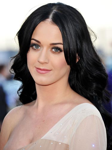  Katy Perry Jet black hair 