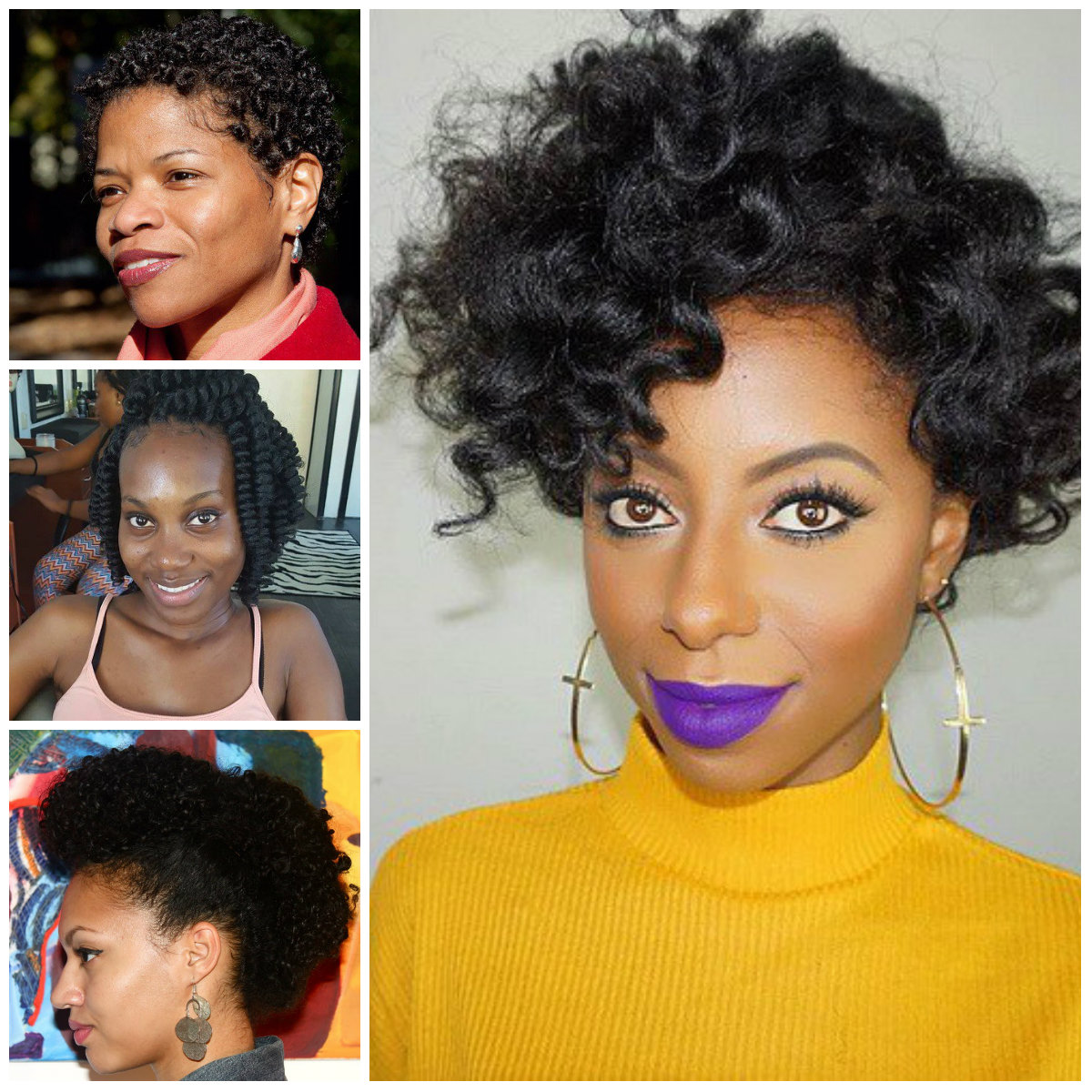 Natural de Peinados para los afro-americana de Mujeres