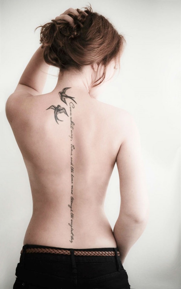 40 Back Tattoo Ideas for Girls 9