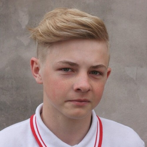 Afeitado Lados de Peinados para Adolescentes Chicos