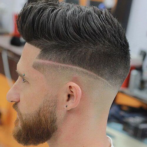 Pinchos de Peinados para Hombres con Línea Quirúrgica