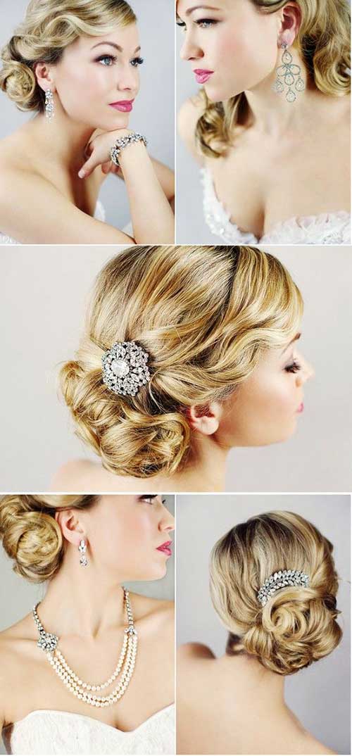 Old Hollywood Wedding Hair Images 