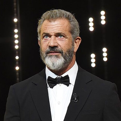 Peinados Mel Gibson para hombres calvos 