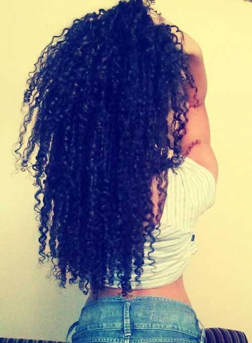 Curlyhairstyles naturales para mujeres africanas 
