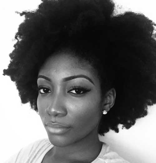 Estilos de pelo afro negro rizado de las mujeres 