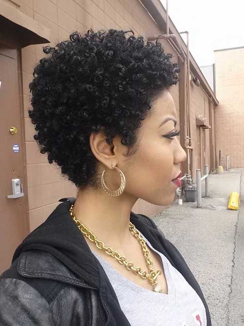 Peinados rizados de las mujeres negras-17 