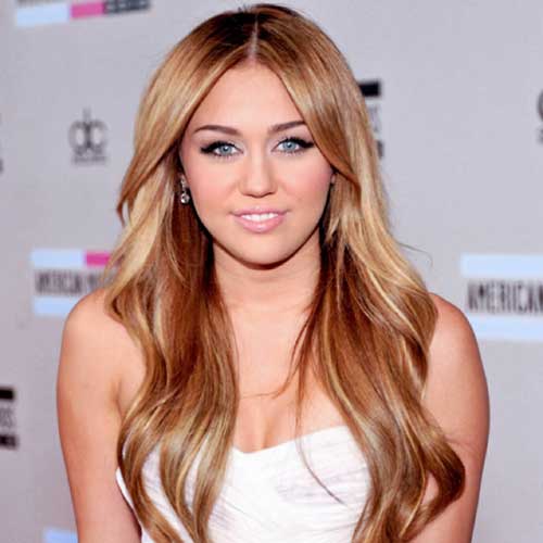 10+ Miley Cyrus pelo largo y recto