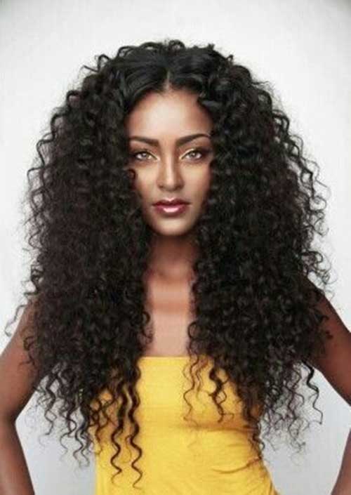 Peinados rizados de mujeres negras-15 