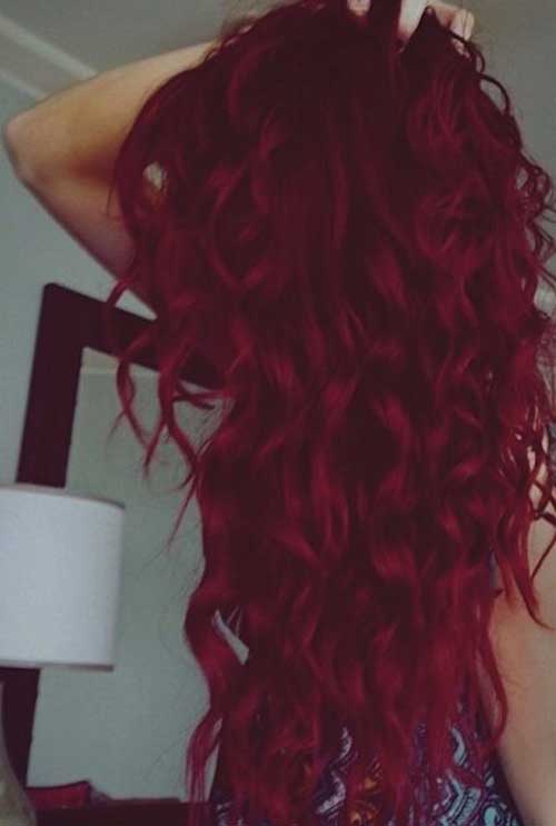 Color rojo para el cabello 