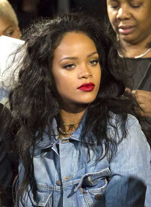 Rihanna Long Curly Hair-12 