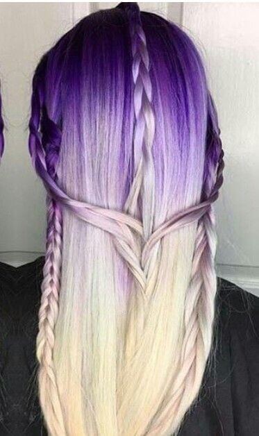 tinta púrpura para hielo ombre cabello rubio 