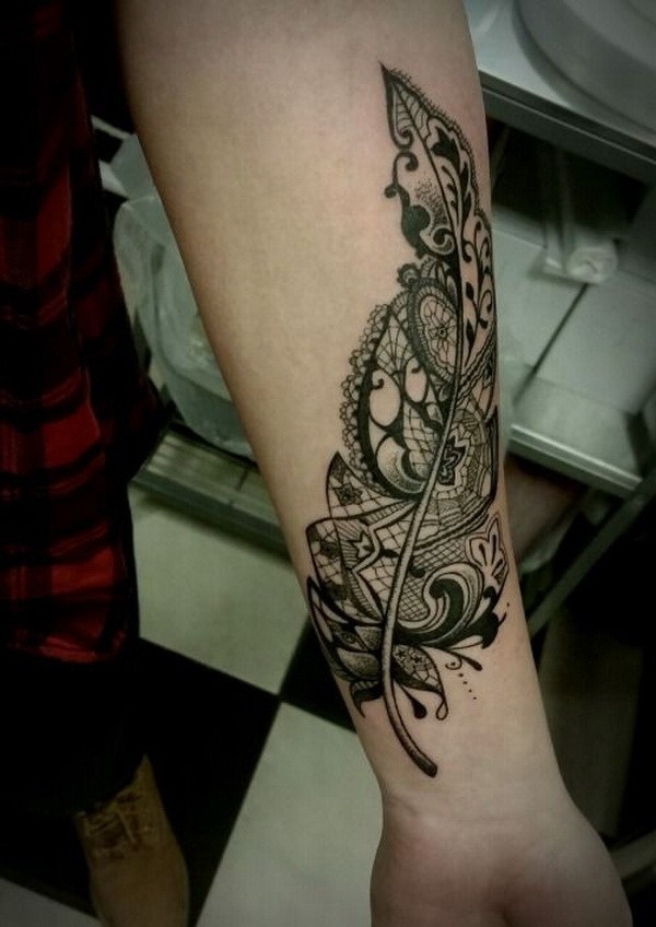 Diseño del tatuaje de la manga del cordón del cordón. 