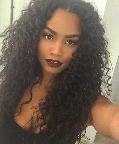 Peinados rizados de mujeres negras-30 