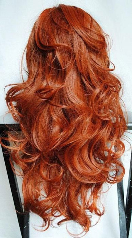 Colores y estilos de pelo rojo 