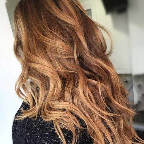 Colores de cabello para peinados largos-12 