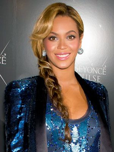Beyonce linda trenza de pelo 
