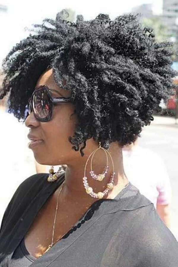 peinados cortos para mujeres negras 23 
