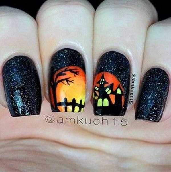 Ideas de arte de uñas de Halloween.  Ideas de arte de uñas de Halloween. 