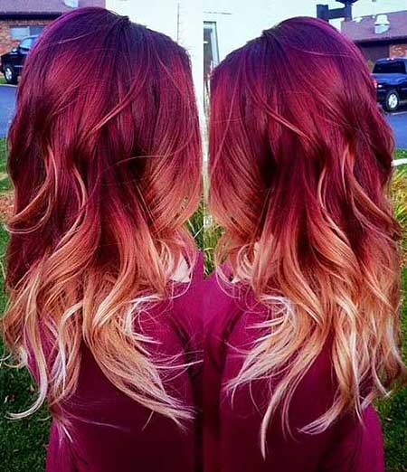 30 ideas totalmente atractivas del color del pelo de Ombre
