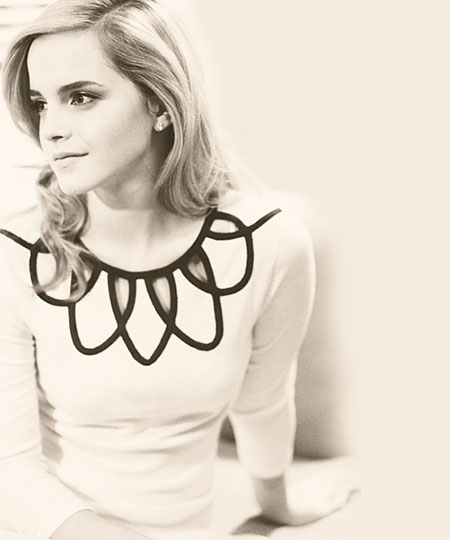 Pelo ondulado Emma Watson 