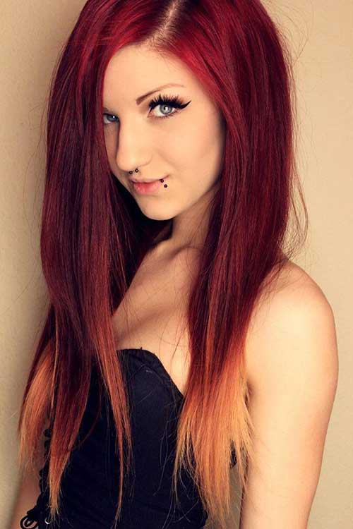 Hair Red Color-24 