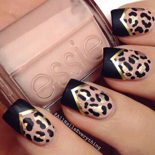 50 elegantes diseños de uñas de leopardo y guepardo