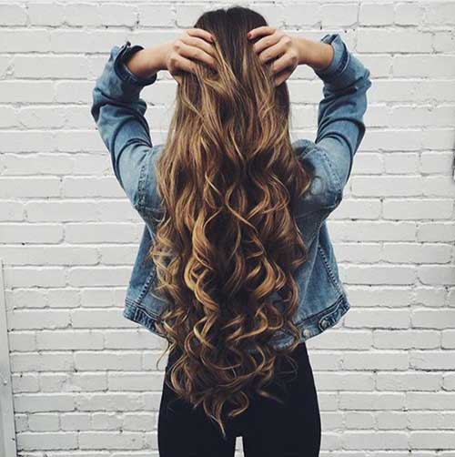 Cute Long Curly Hairstyles-6 