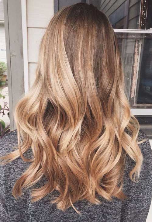 Colores de cabello para peinados largos-17 