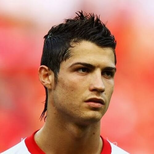 Peinados de salmonete Cristiano Ronaldo 