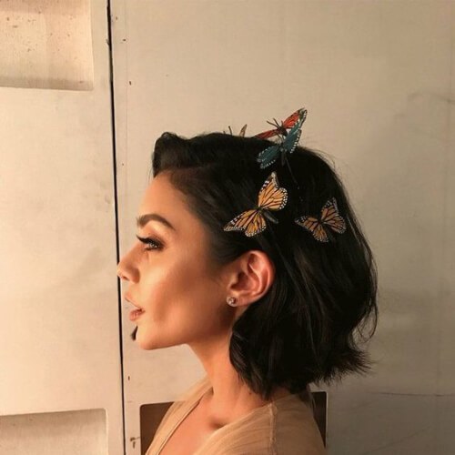 mariposas peinados de baile para el pelo corto 