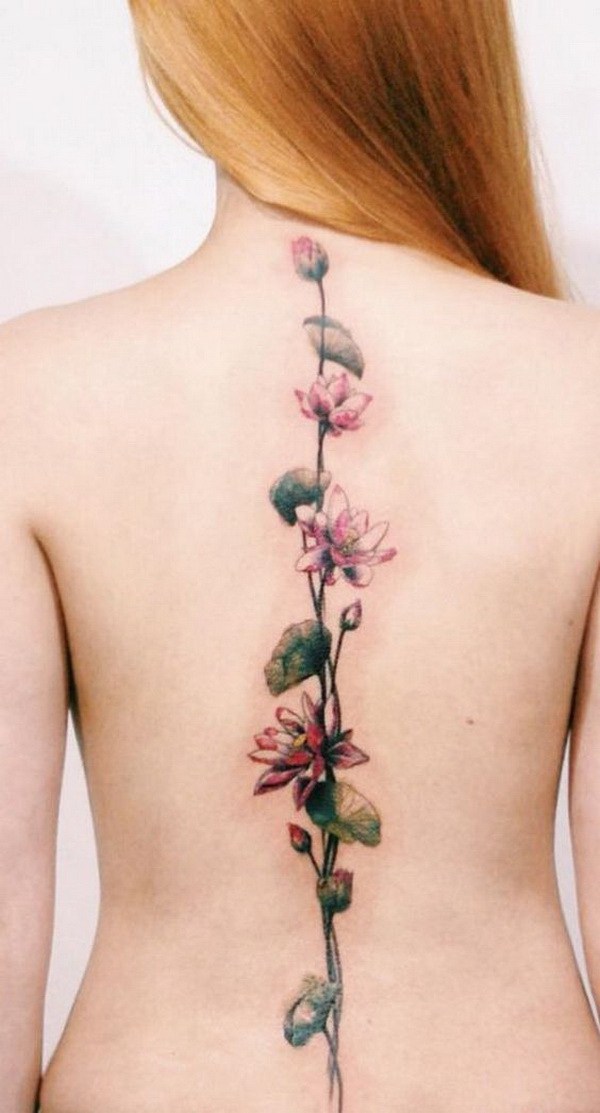 55 diseños bonitos del tatuaje de Lotus
