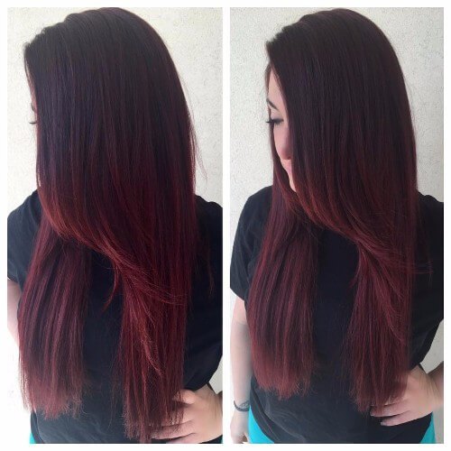 30 ideas de pelo de Borgoña para el cabello rubio, rojo y morena
