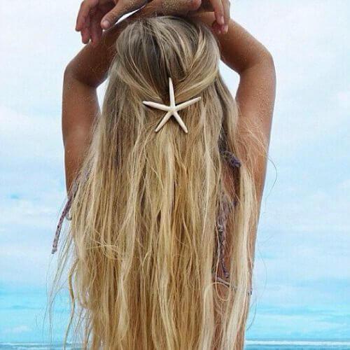 peinados frescos de playa para niñas 