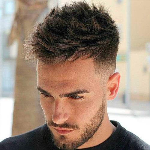 Peinados para hombres con cabello corto y grueso 