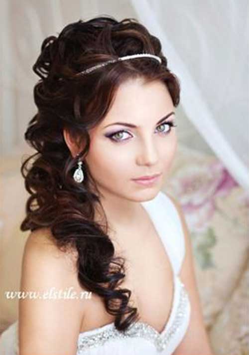 Estilos de cabello de boda para cabello largo-19 