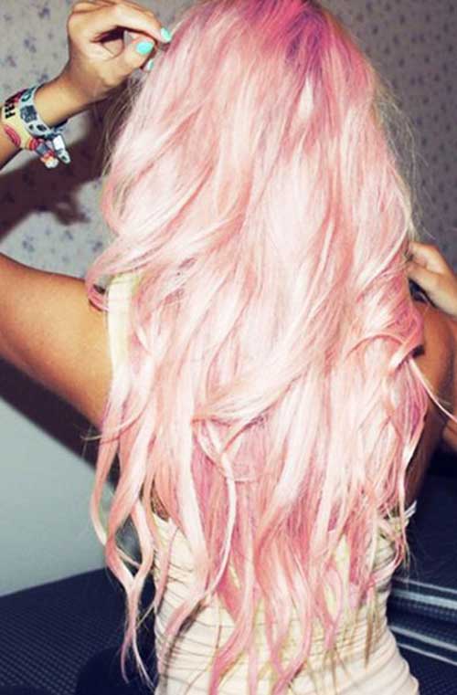 Pink Blonde Hair Color-32 