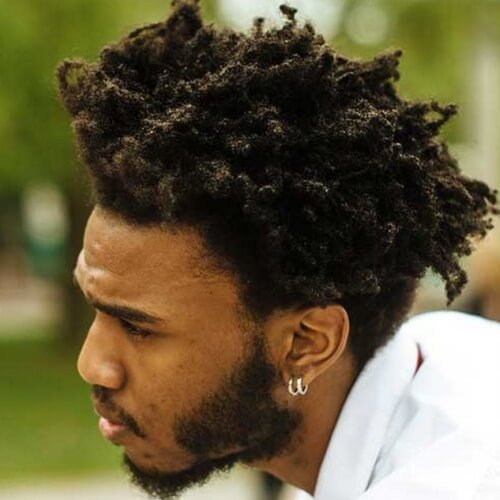 Peinados de punta afroamericanos para hombres 
