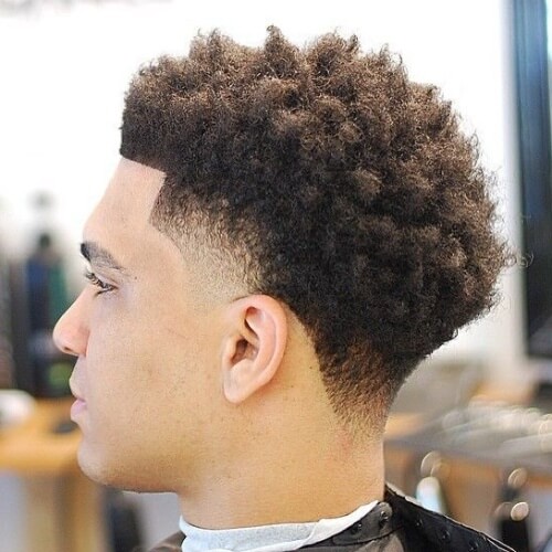 Temple Fade Low Haircut 