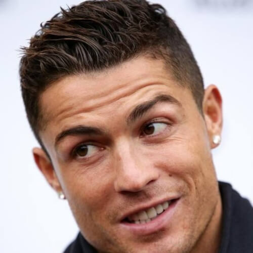 Peinados con textura Cristiano Ronaldo 