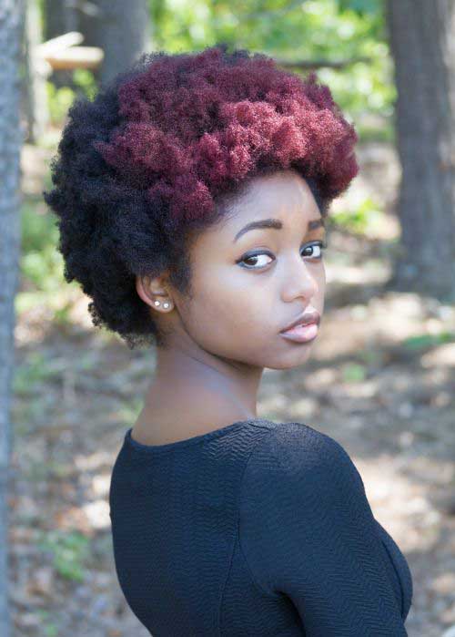 Cute Short Afro Hairstyles Ideas 