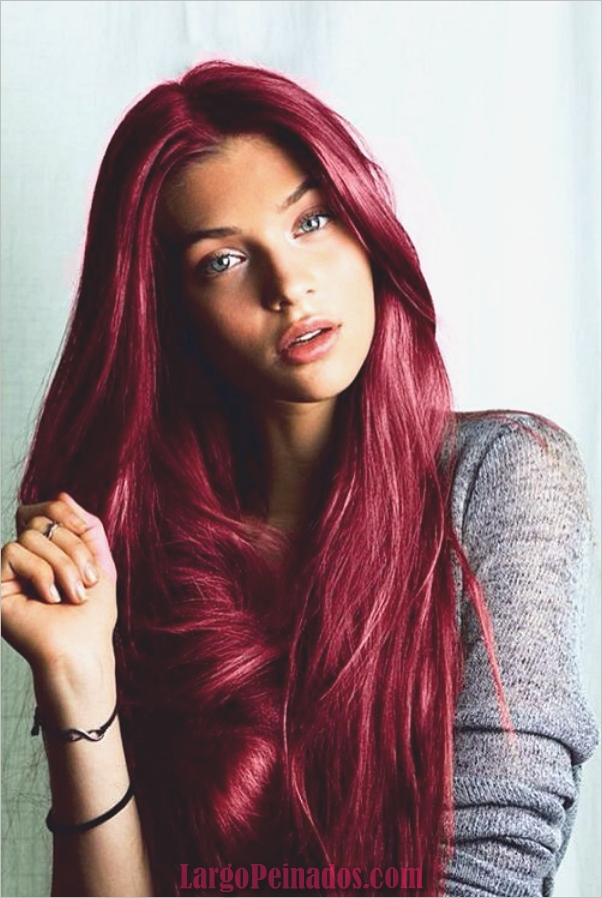 Diferentes tonos de color de pelo rojo