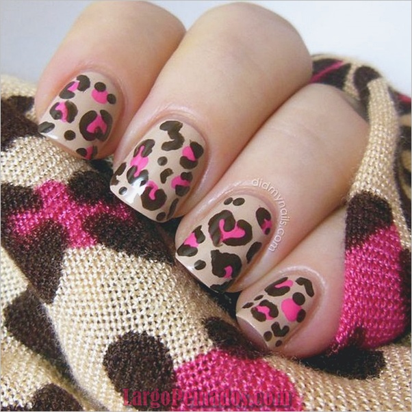 Estampados De Leopardo Del Arte De Uñas (3)