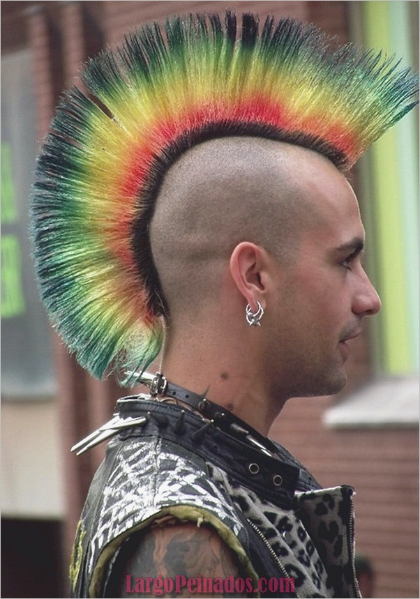 15 nuevos peinados punk para hombres en 2019 » Largo Peinados