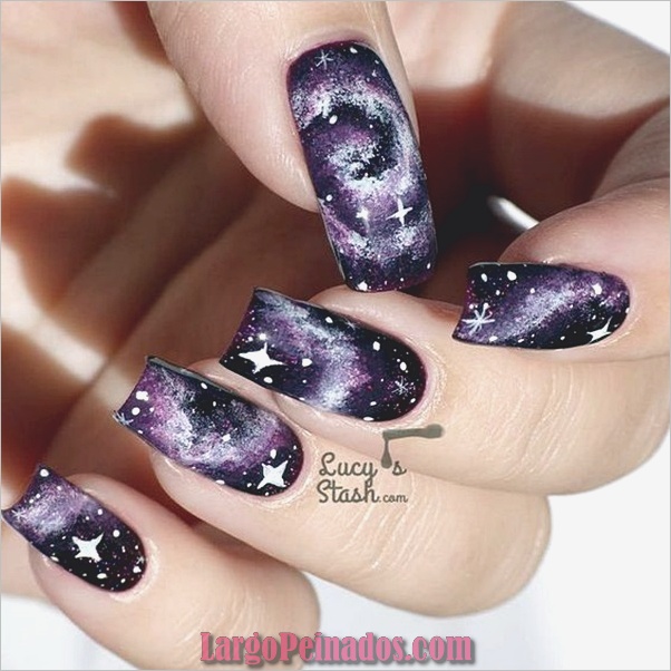 Diseños de arte de uñas púrpura (6)