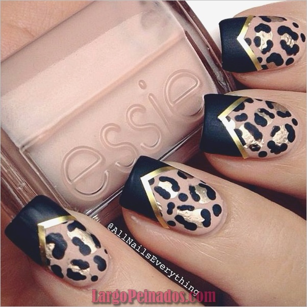 Estampado leopardo de uñas (15)