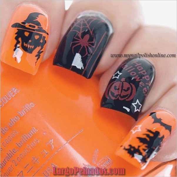 Ideas y diseños de arte de uñas de Halloween (3)