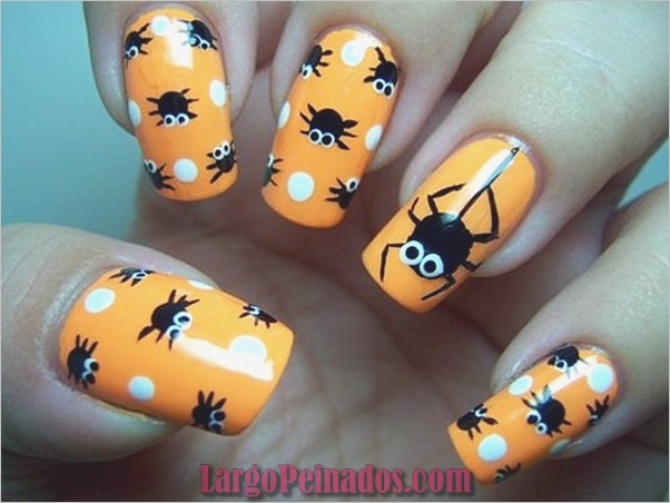 Ideas y diseños de arte de uñas de Halloween (8)