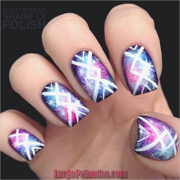 Diseños de arte de uñas púrpura (4)